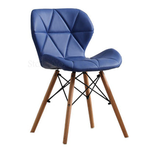 Boreal Nordic design dining chair, home or office, timber legs and two material choices