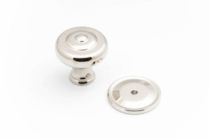 Decade 38mm Fluted Knob & Backplate (various finishes)
