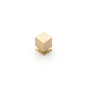 Cube 18mm Square Knob (various finishes)
