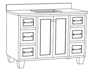 Alexis Collection timber vanity
