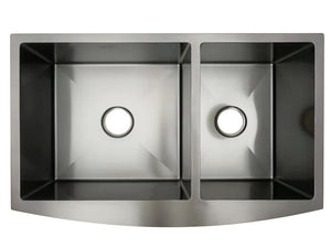 DURA-SINK 840mm Double Bowl Apron Sink (various colours)