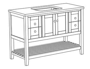 Carly Collection timber vanity