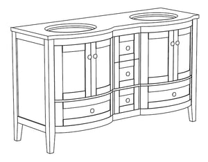 Emily Collection timber vanity