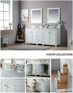 Faith Collection timber vanity