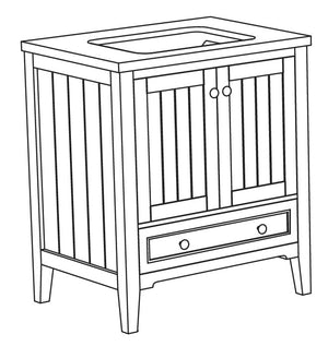 Jackie Collection timber vanity