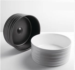 DUBLIN 400mm Round Textured Ceramic Basin