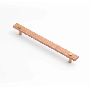 Madera 224mm Timber Pull Handle Tas Oak (various finishes)