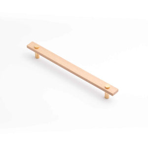 Madera 224mm Timber Pull Handle European Beech (various finishes)