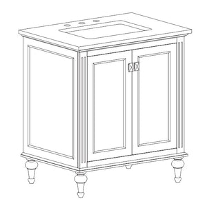 Polly Collection timber vanity