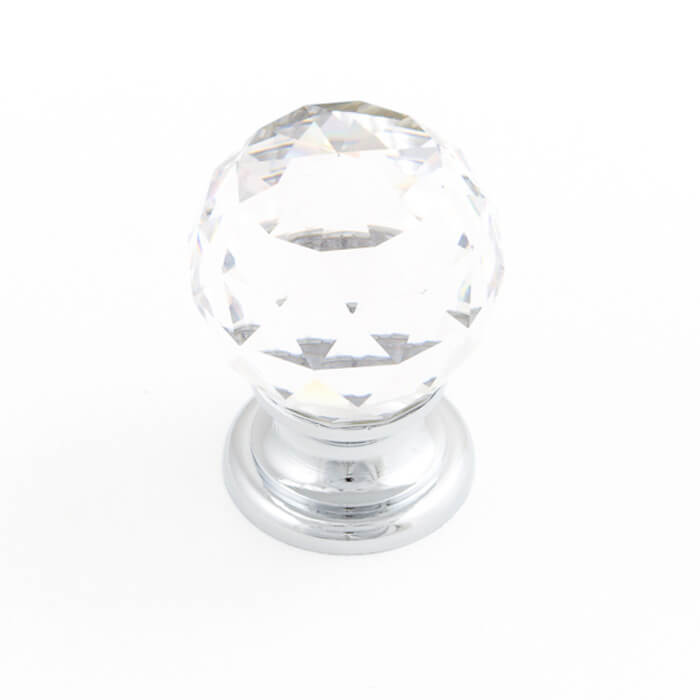 Sovereign 30mm Facet Round Knob (various finishes)